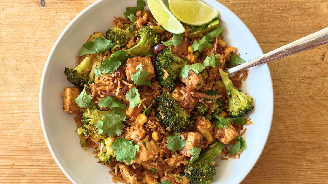 Crispy tofu fried rice