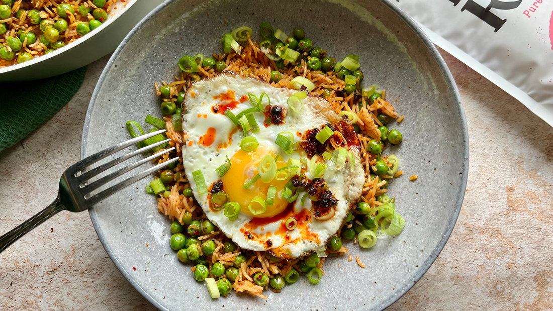 Crispy chilli oil fried rice