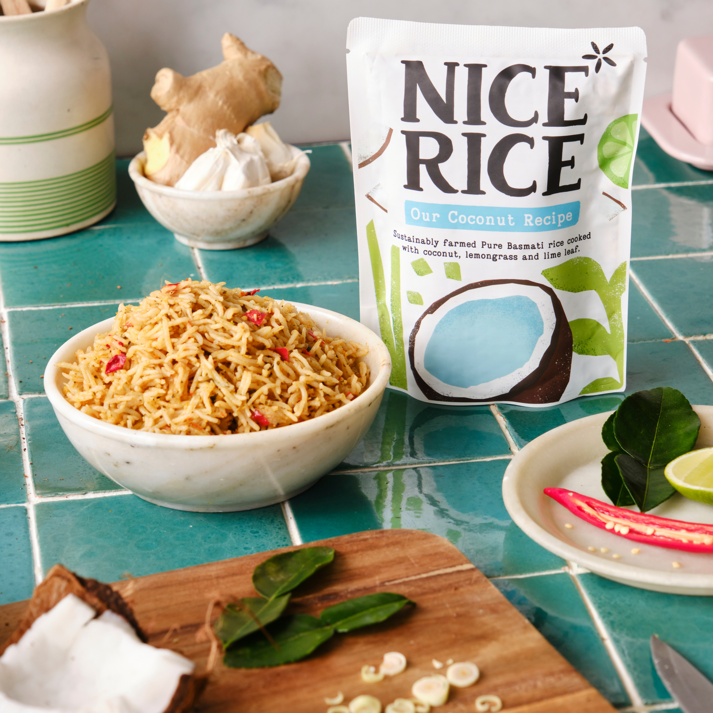 Coconut & Lemongrass Basmati <br> Microwave Rice