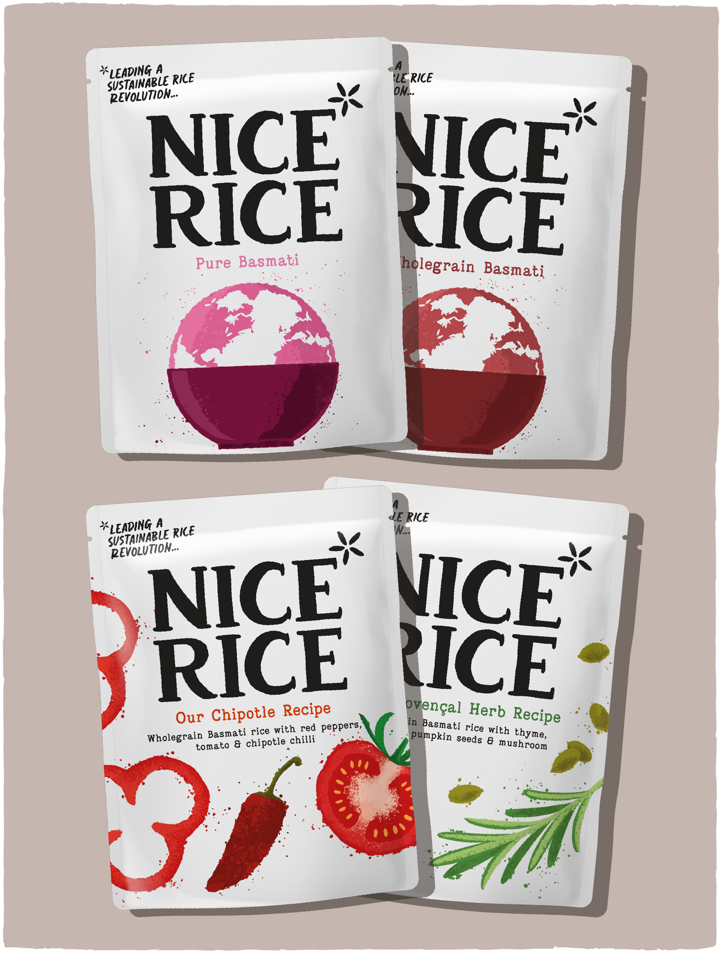 Cooked rice bundle