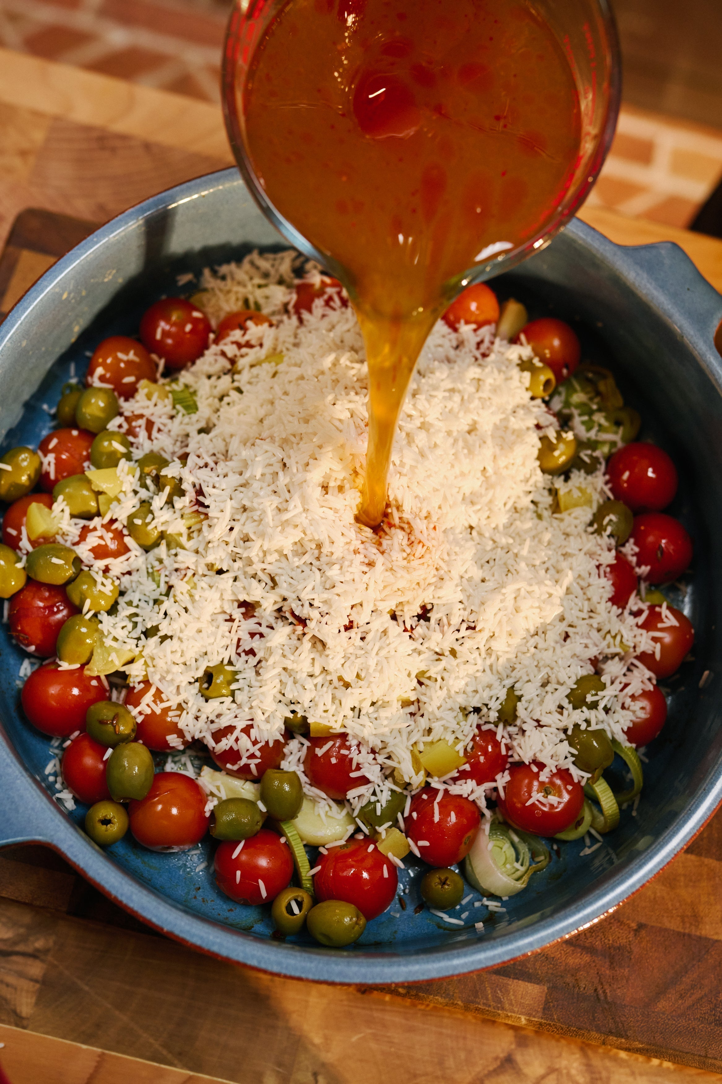 Confit Tomato Baked Rice