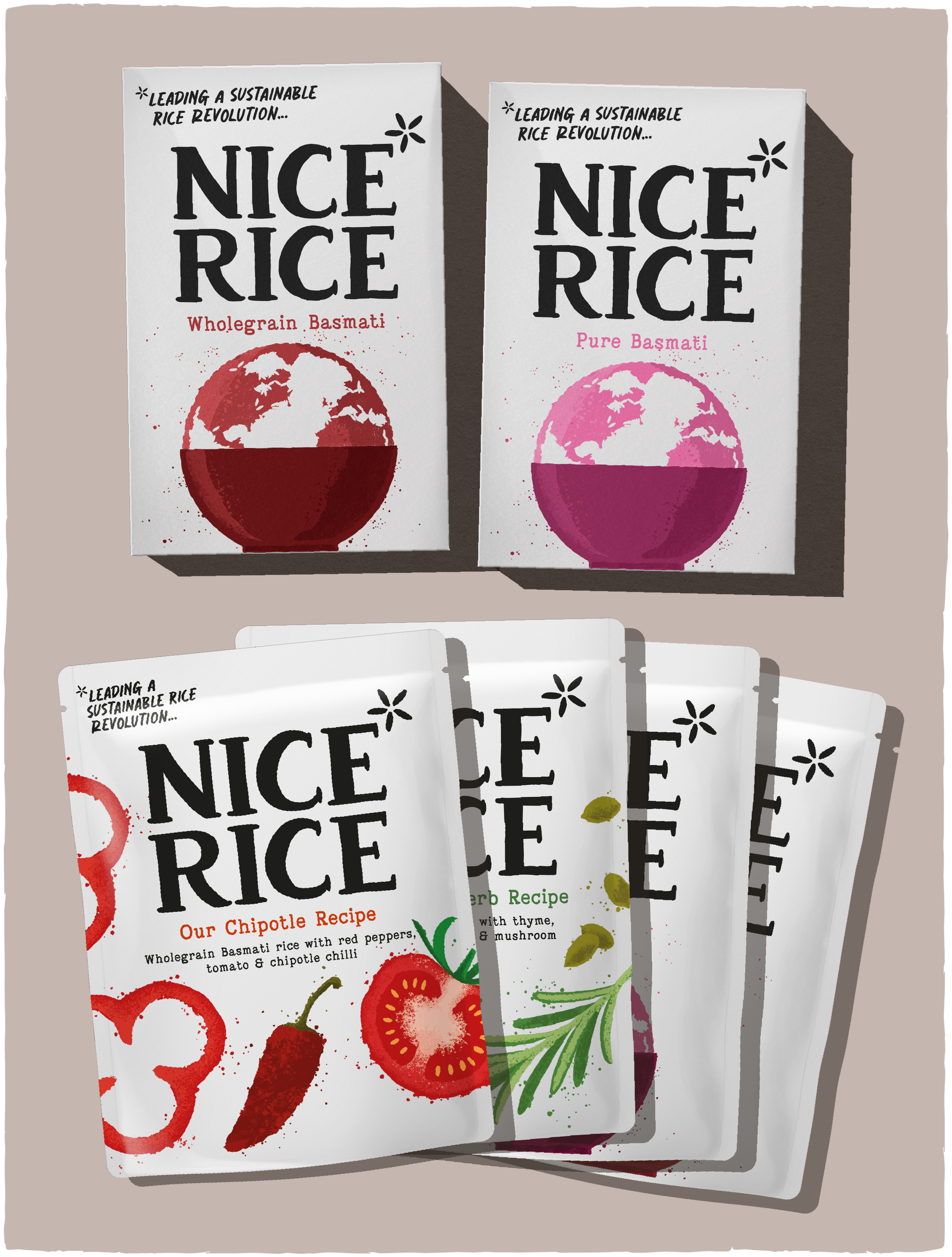 Rice Box 8-Pack, Heart - RICE @ RoyalDesign