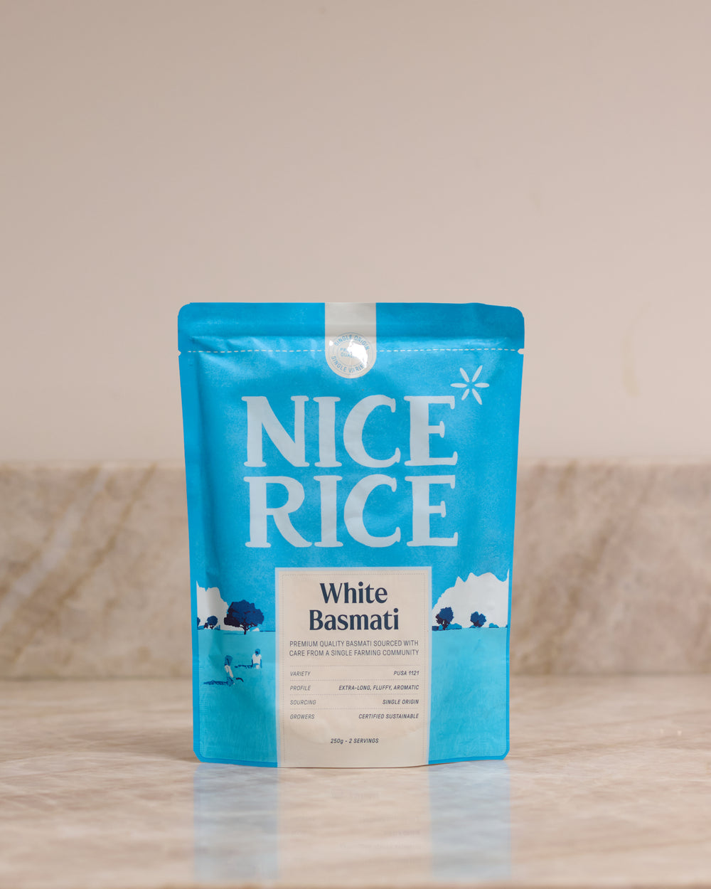 White Basmati Microwave Rice 250g